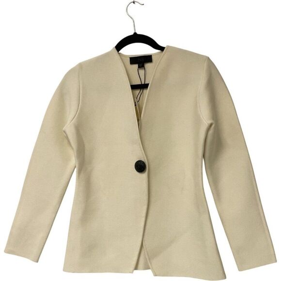 Zara Sweaters - Zara Womens Cardigan Sweater Size M Cream Ivory Ecru Plain Knit 4192/005 NWT